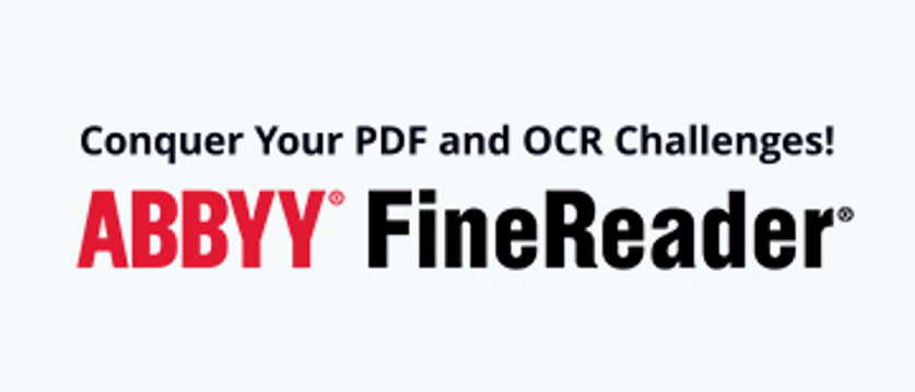 Conquer your PDF challenges with FineReader PDF